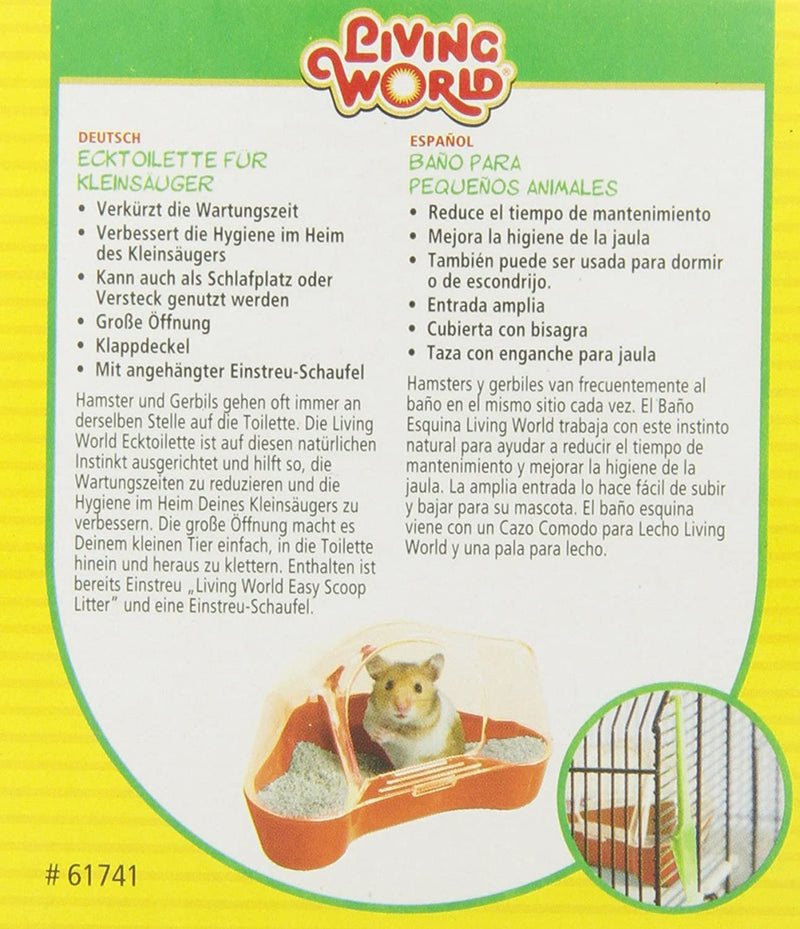 Living World Corner Toilet for Hamster/Gerbil - 61741
