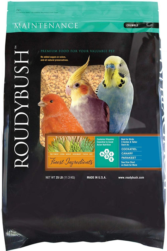 Roudybush Daily Maintenance Bird Food Crumble Pellets