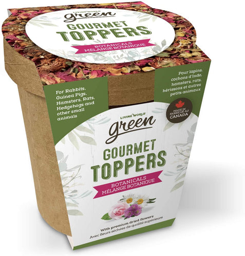 Living World Green Gourmet Toppers Small Pet - Botanicals - 65369