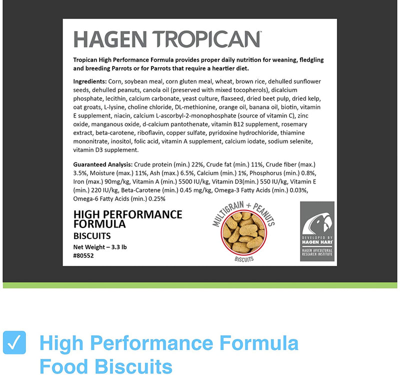 Tropican High Performance Biscuits - Parrots 🍁
