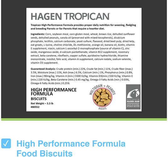 Tropican High Performance Biscuits - Parrots 🍁