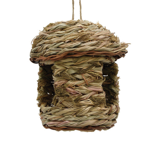 Living World Reed with Grass Hut Bird Nest - 82025