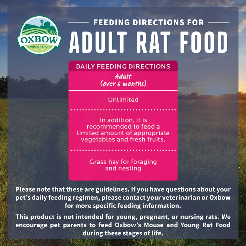 Oxbow Essentials Adult Rat Food
