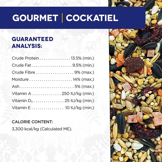 Gourmet Premium Seed Mix - Cockatiels