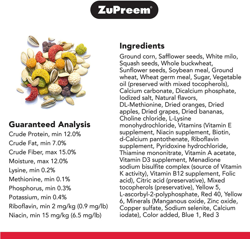 ZuPreem Sensible Seed Enrichment Mix for Parrot/Conure
