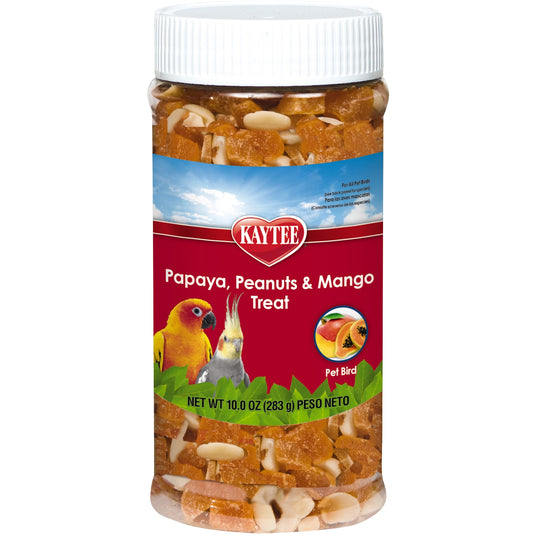 Kaytee Papaya, Peanut & Mango Treat 10 oz - Exotic Wings and Pet Things