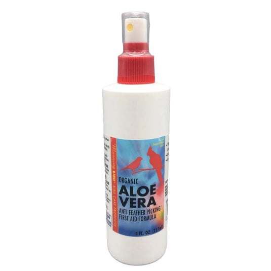 Morning Bird Organic Aloe Vera Spray Anti Feather Picking First Aid Formula - 8 fl. oz
