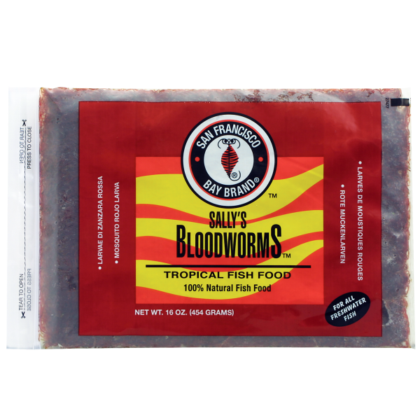 Frozen Bloodworms for Fish and Reptiles
