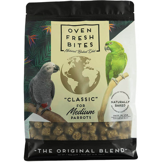 Caitec Oven Fresh Bites Classic Formula Bird Food - Baked Avian Diets