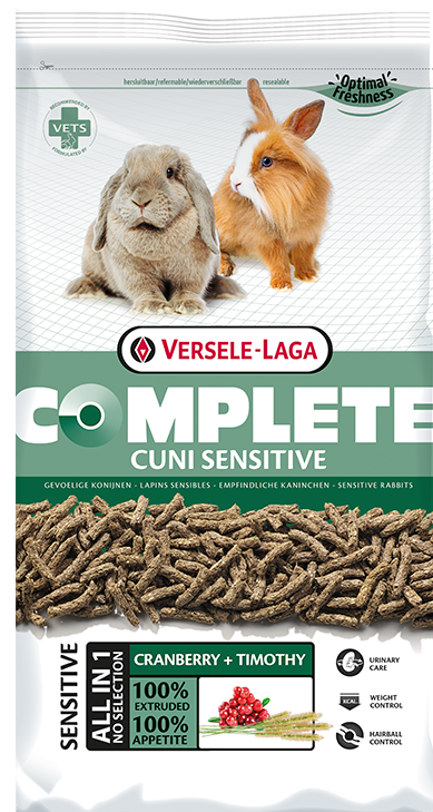 Versele-Laga Complete Sensitive Cuni Rabbit Food - Exotic Wings and Pet Things
