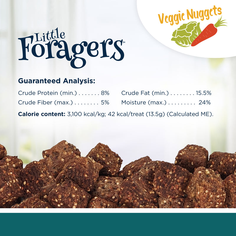 Little Foragers Treats Veggie Nuggets - Parrot
