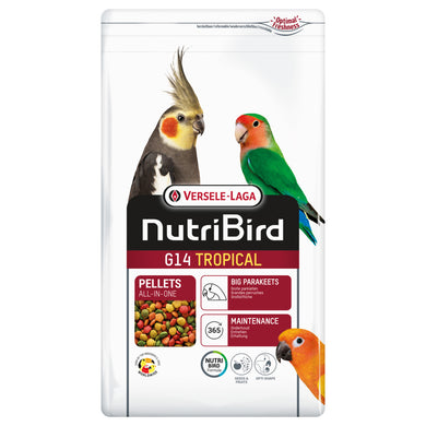 Versele-Laga NutriBird G14 Tropical Large Parakeet Maintenance Pellet