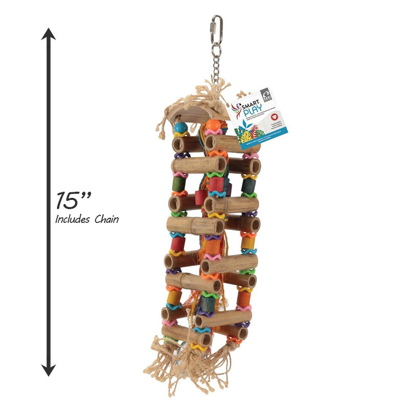 HARI Smart Play Enrichment Parrot Toy Bamboo Tower - 81023
