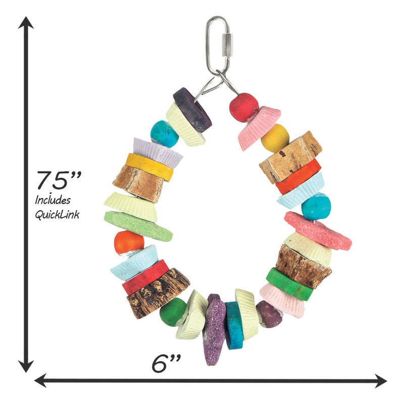 HARI Smart Play Enrichment Parrot Toy Cookie Ring - 81022
