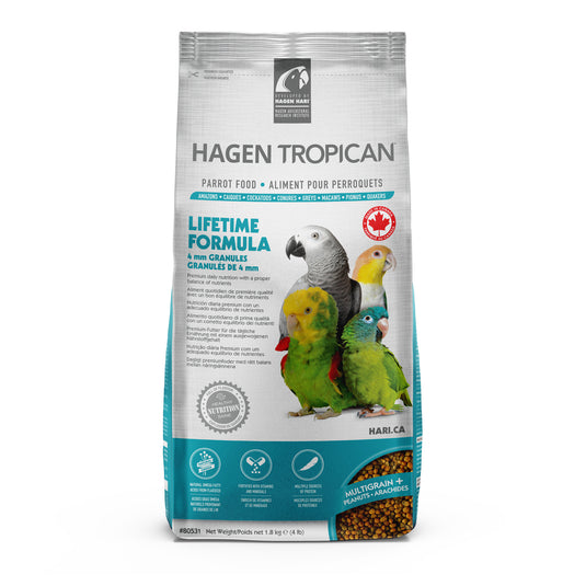 Tropican Lifetime Formula 4mm Granules - Parrots