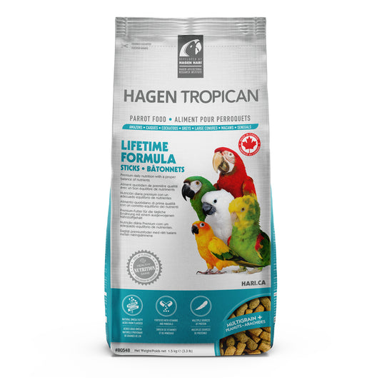 Tropican Lifetime Formula Sticks - Parrots