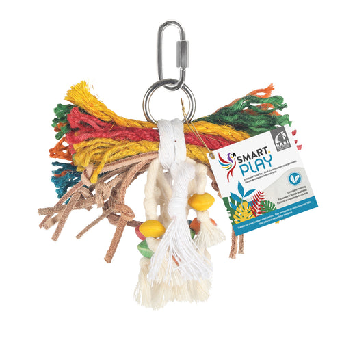 HARI Smart Play Enrichment Parrot Toy Leather Kabob - 81003