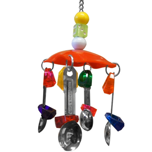 King's Cages Coco Spoon Shaker Parrot Parakeet Toy - K914
