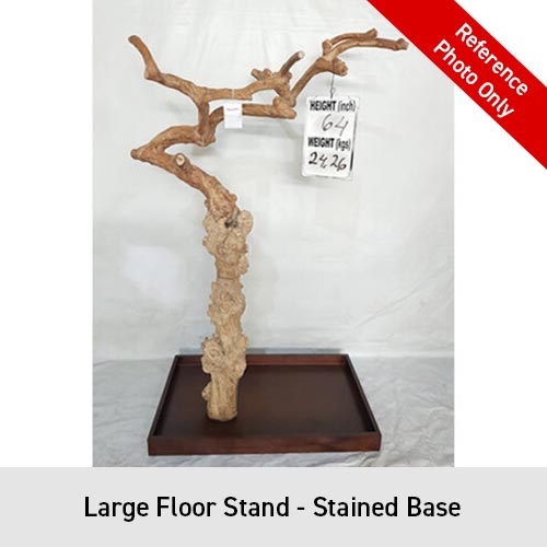 King's Cages Enrichment Java Wood Floor Stand S/M/L - Order
