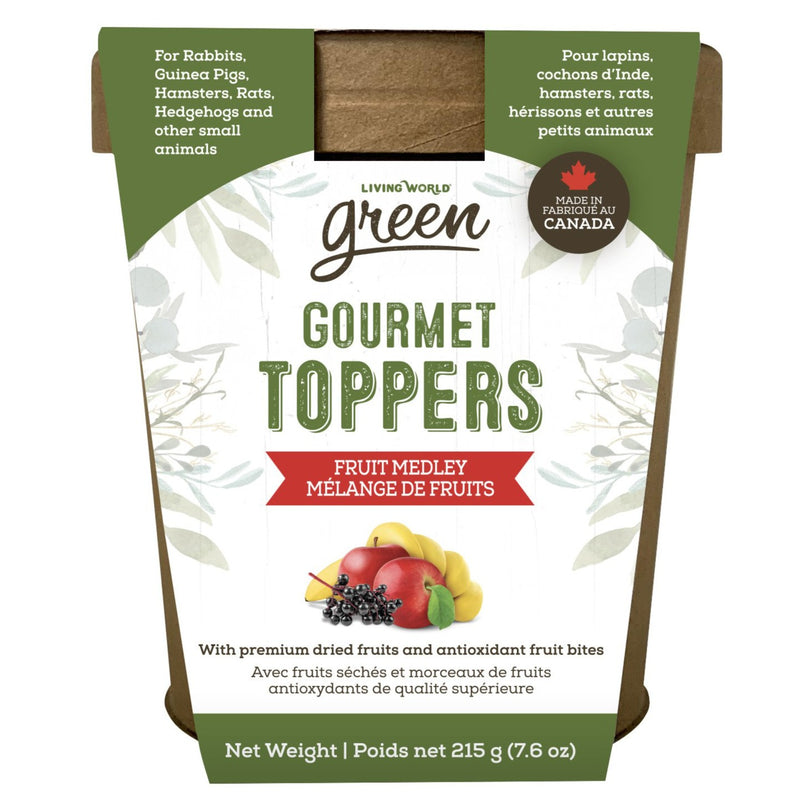 Living World Green Gourmet Toppers Small Pet - Fruit Medley - 65367
