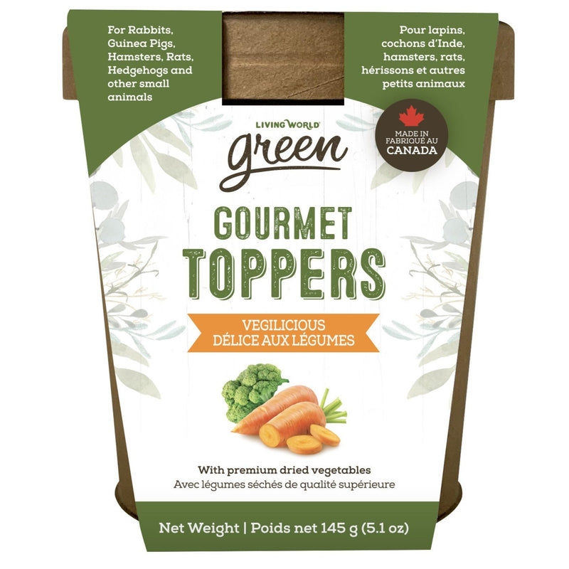 Living World Green Gourmet Toppers Small Pet - Vegilicious - 65368
