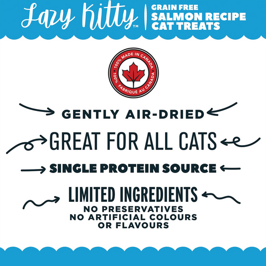 Lazy Kitty Air Dried Grain Free Cat Treats - 3 oz