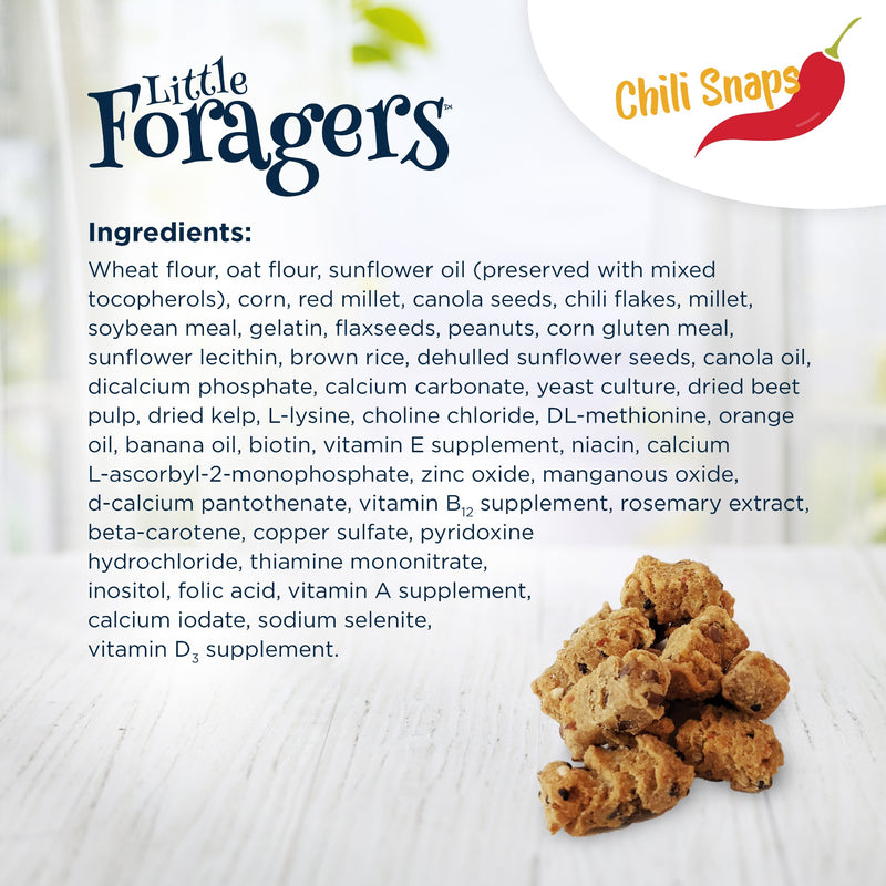 Little Foragers Treats Chili Snaps - Parrot
