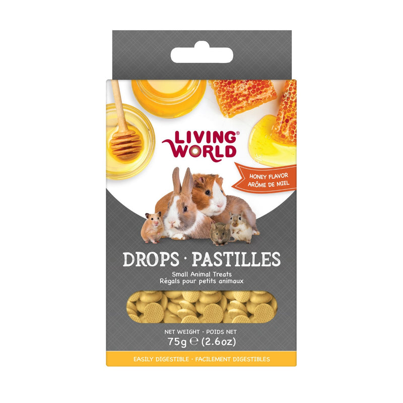 Living World Honey Flavour Small Pet Treat Drops - 60479
