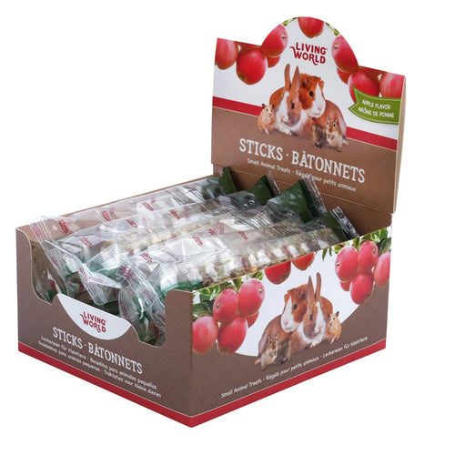 Living World Apple Flavour Small Pet Treat Sticks -60486