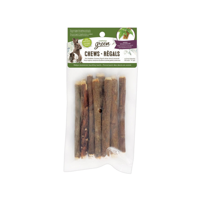 Living World Green Chews Small Pet Neem Wood Sticks - 65471
