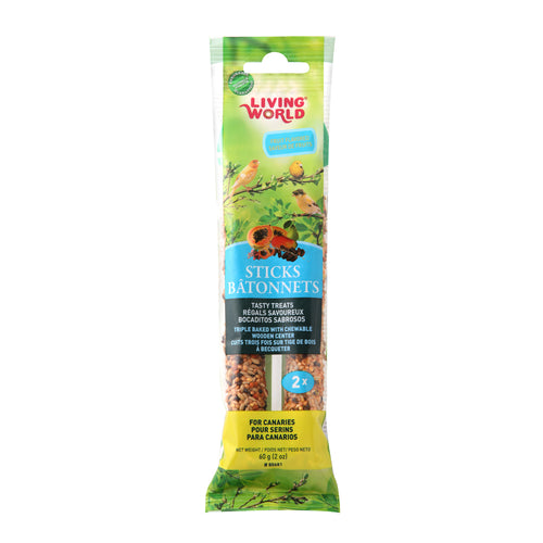 Living World Canary Treat Sticks - Fruit Flavour