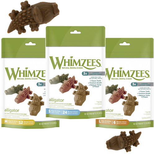 Whimzees Alligators Bulk Boxes & Packs