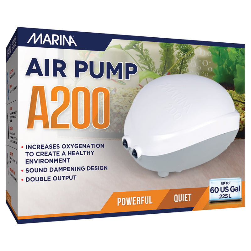 Marina A200 Air pump - 60 US gal (225 L) - Duel Outlet
