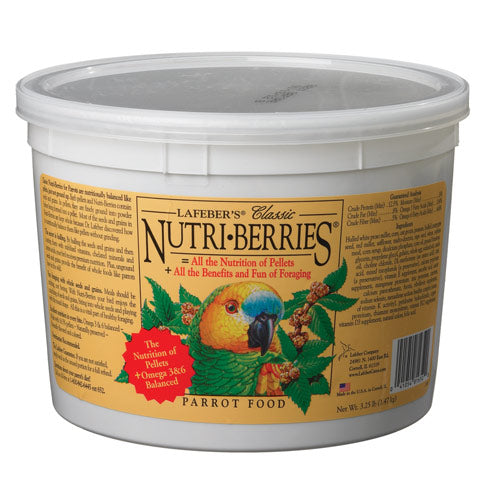 Lafeber's Classic Nutri-Berries for Parrots - Exotic Wings and Pet Things
