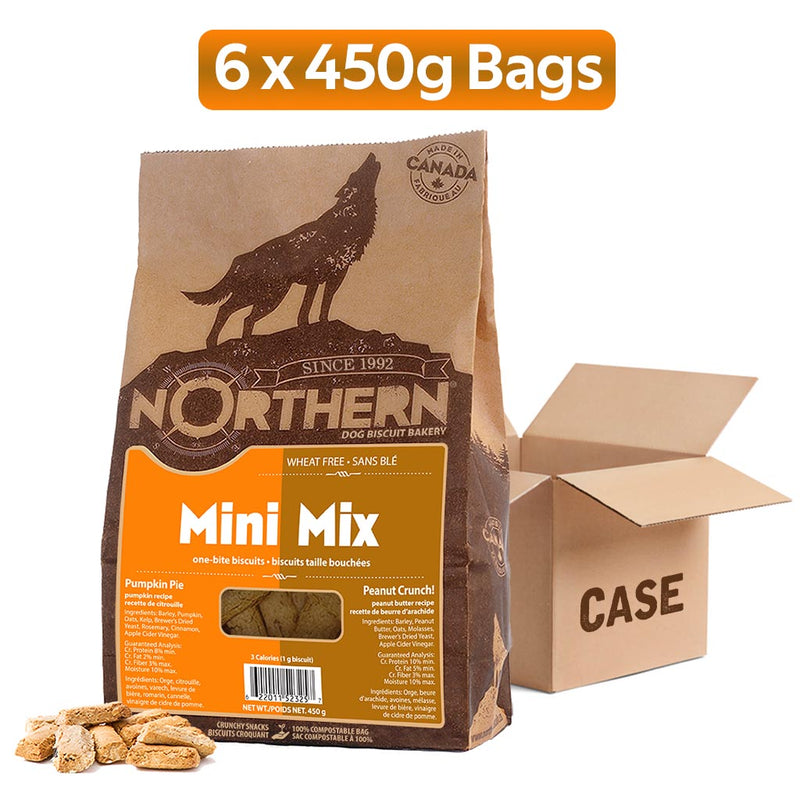 Northern Biscuit Vegan Mini Mix Pumpkin Pie & Peanut Crunch - 450g Case
