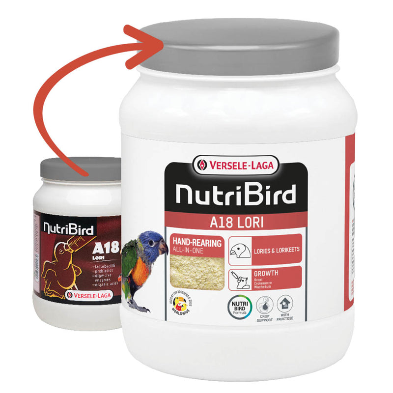 NutriBird A18 Lori Hand Rearing All-In-One Formula
