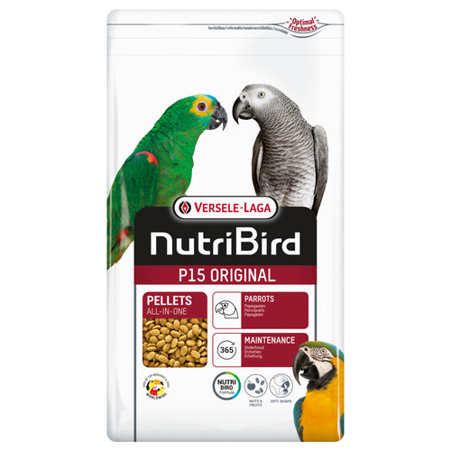 Versele-Laga NutriBird P15 Original Parrot Maintenance Pellet