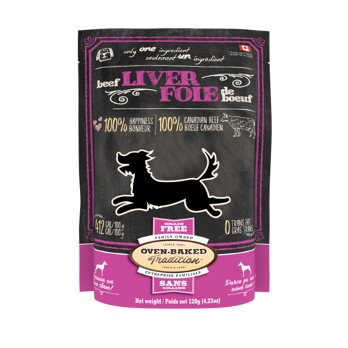 Oven Baked Tradition Grain Free Freeze Dried Beef Liver Treat 250 g 🍁