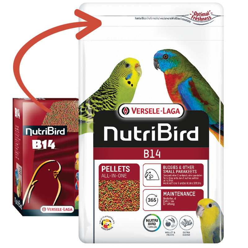 Versele-Laga NutriBird B14 Budgie / Parakeet Tropical Pellet
