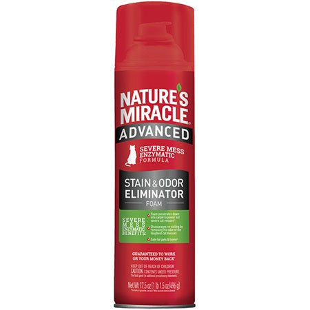 Nature's Miracle Advanced Cat Stain & Odor Foam 17.5 oz
