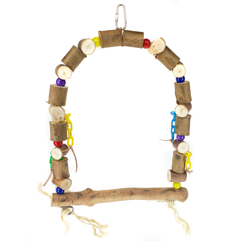 Parrot Lumber Jungle Swing (3 Sizes) - Exotic Wings and Pet Things
