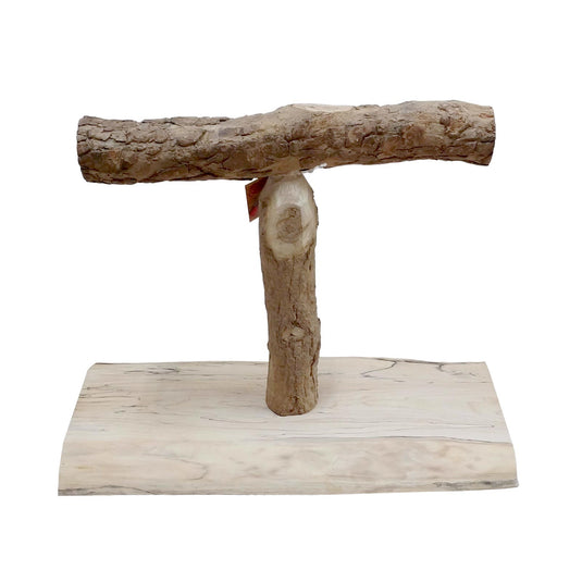 Natural Wooden Table Top T-Stand