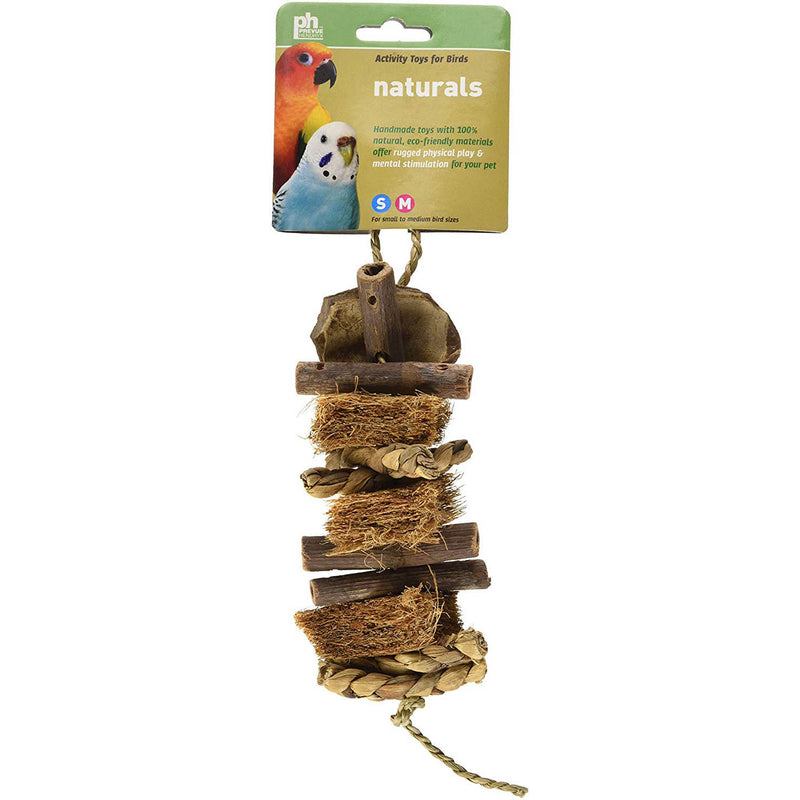 Prevue Hendryx Naturals Coco Rope Mini Bird Toy- 62803 Exotic Wings & Pet Things
