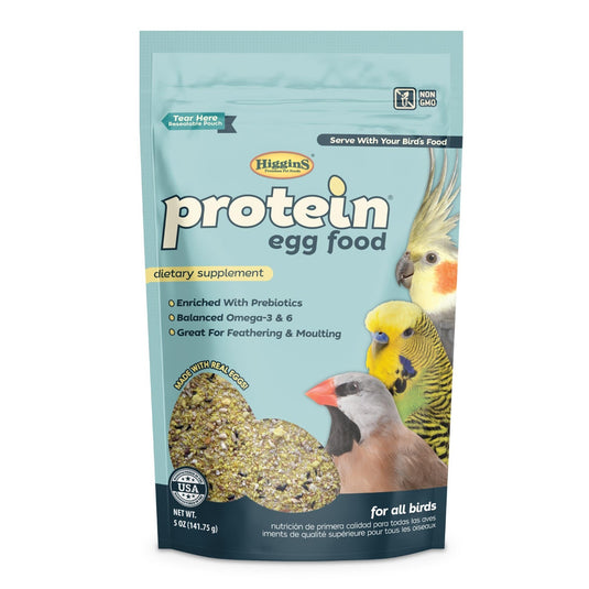 Higgins Protein Egg Food for Parakeets / Parrots / Finch & Canary