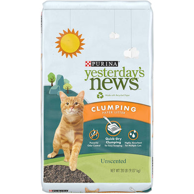 Purina Yesterday's News Original Unscented Clumping Paper Cat Litter DISCONTINUED