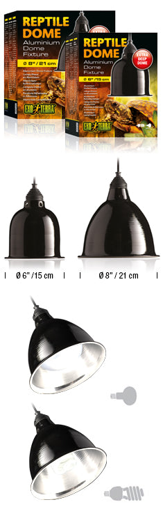 Reptile Aluminum Dome Fixture
