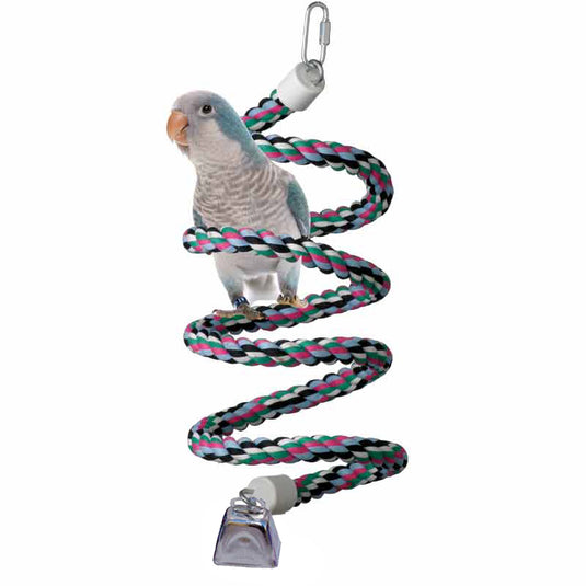 Cotton Parrot Bungee with Bell Swing SM-MED-LG-XL