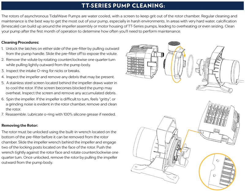 Atlantic 1500 GPH TidalWave 3 Series Pond Pump TT1500 - Exotic Wings and Pet Things #Option_TT1500 Pump
