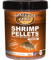 Omega One Shrimp Pellets Sinking for Tropical Fish
