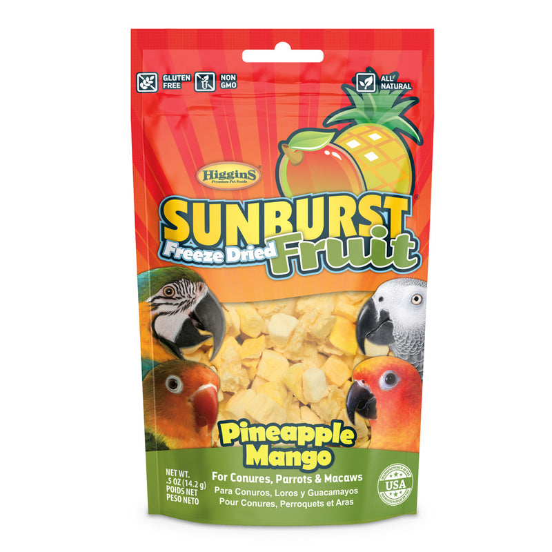 Higgins Sunburst Freeze Dried Fruit Pineapple Mango Treat
